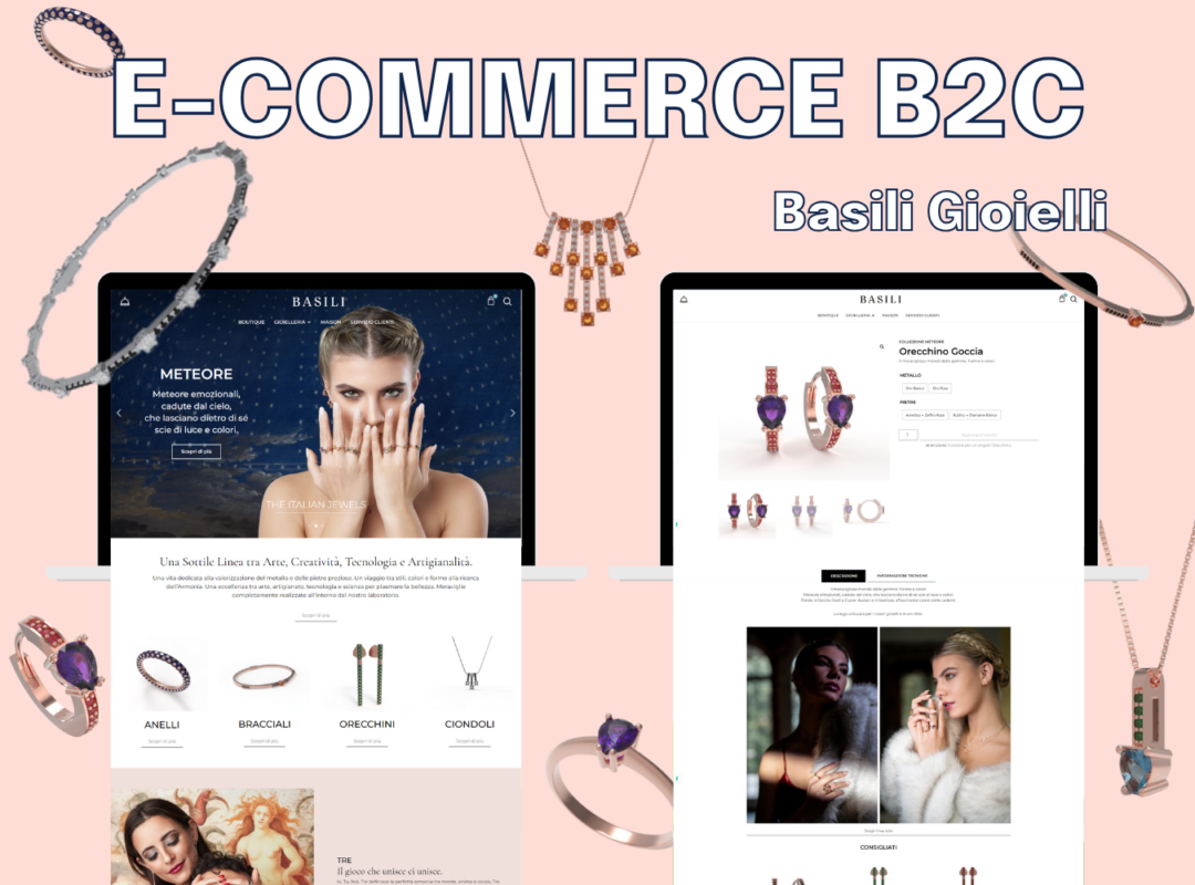 Basili Gioielli Website – Custom E-Commerce B2C